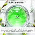 O Naturals Belebende Gel Gesichtsmaske Beauty-Vegan & Bio Zutaten Gesichtsmasken Beauty -Masken Beauty/Beauty Masken Frauen-Vit E Face Mask Beauty Anti Pickel + Hilft Kollagen Stärken – Bild 6