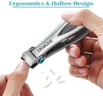 DRMODE Nagelknipser für dicke Nägel – 16 mm breite Öffnung – Edelstahl Fussnagelzange für Senioren und Männer – Bild 3