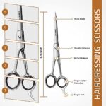 Utopia Care 6,5 zoll & 7,5 zoll, Edelstahl Haarschere Friseurschere, Professionelle Haar und Bartschneideschere, Professionelle Friseurschere, Scharf, langlebig – Bild 2