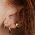 Creolen Ohrringe, 3Paar Ohrringe Damen Männer Klein Ohrringe Creolen Set Hypoallergen Schlafen Kreolen 14K Schmuck – Bild 6