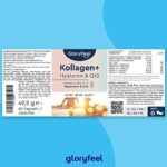 Kollagen + Coenzym Q10 + Hyaluronsäure, Premium: Marine Collagen, Mit Zink, Magnesium, Vitamin B12, D3, A & C , 60 Kapseln, Laborgeprüft, hochdosiert ohne Zusätze in Deutschland hergestellt – Bild 2