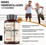 Kollagen - Kollagen Hyaluronsäure Kapseln | Laborgeprüft in Deutschland bei Agrolab | NatiCol Typ 1 Meereskollagen | Kollagen Protein Pulver von maxmedix – Bild 2