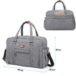WELAVILA Wickeltasche, Wickeltaschen für Mama und Papa, mit Wickelauflage und isolierten Taschen, umwandelbare Reisetasche Messenger – Bild 5
