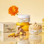 ANAiRUi Kurkuma Vitamin C Gesichtsmaske, Vitamin C Tonmaske mit Kaolin, Tonerde Maske für Akne und Dunkle Flecken, Gesichts Reinigung, Poren Verkleinern und Haut nähren, Gesichtsmasken Beauty, 120g – Bild 7