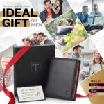 TEEHON® Geldbörse Herren aus Echtem Leder TÜV geprüft,Geldbeutel Männer im Hochformat mit RFID Schutz, 13 Kartenfächern und Grossem Münzfach Geräumiger Portemonnaie Portmonee Geschenk – Bild 6
