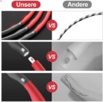 Aiweite Hula Hoop Reifen, Hula Hoop für Erwachsene & Kinder zur Gewichtsabnahme und Massage, EIN 6-8-Teiliger Abnehmbarer Hoola Hoop Reifen für Fitness/Training/Bauchmuskelkonturen – Bild 5