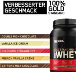 Optimum Nutrition ON Gold Standard Whey Protein Pulver, Eiweisspulver zum Muskelaufbau, natürlich enthaltene BCAA und Glutamin, Verpackung kann Variieren – Bild 5