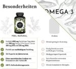 Feel Natural, Omega 3 Fischöl Kapseln, 365 Kapseln im Jahresvorrat, Hochwertig: 1000mg Fischöl je Kapsel und den Omega 3 Fettsäuren EPA und DHA, aus nachhaltigem Fischfang, ohne unerwünschte Zusätze – Bild 2