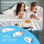 Seitenschläferkissen ACAMAR, Innovationspreis Ergonomie 2025, Orthopädisches Nacken-Kissen gegen Nackenschmerzen, Viscoelastischer & ergonomischer Memory-Foam, Kopfkissen mit Thermo-Bezug – Bild 6