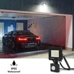 Lepro 10W, 20W, 50W LED Strahler mit Bewegungsmelder Aussen, Ideale Aussenleuchte für Garten, Innenhöfe, Garage, Haus, Hotel – Bild 3