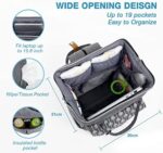 Lekebaby Baby Wickelrucksack Wickeltasche mit Wickelunterlage Multifunktional Grosse Kapazität Babytasche Reisetasche für Unterwegs – Bild 3