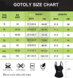 Gotoly Damen Unterbrust Korsett Figurformend Bauchweg Body Shape Tank-Top Stark Formend Körperformer Mieder Verstellbar Oberteil Shapewear – Bild 2