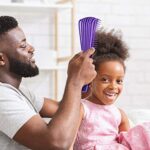 BESTOOL Haarbürste, Entwirrbürste für Naturhaar für Afro Haare 3a bis 4c Verworrenes, Welliges, Lockiges Haar, Entwirrer leicht mit Nass/Trocken, Verbesserung der Haartextur – Bild 6