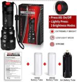 REHKITTZ LED Taschenlampe,Extrem Hell Handlampe Zoombare Taschenlampen für Camping,Ausrüstung,Outdoor,Zoombarer Einstellbarer Fokus – Bild 7