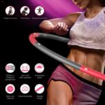 Aiweite Hula Hoop Reifen, Hula Hoop für Erwachsene & Kinder zur Gewichtsabnahme und Massage, EIN 6-8-Teiliger Abnehmbarer Hoola Hoop Reifen für Fitness/Training/Bauchmuskelkonturen – Bild 3