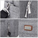 WELAVILA Wickeltasche, Wickeltaschen für Mama und Papa, mit Wickelauflage und isolierten Taschen, umwandelbare Reisetasche Messenger – Bild 7