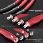 Aiweite Hula Hoop Reifen, Hula Hoop für Erwachsene & Kinder zur Gewichtsabnahme und Massage, EIN 6-8-Teiliger Abnehmbarer Hoola Hoop Reifen für Fitness/Training/Bauchmuskelkonturen – Bild 6