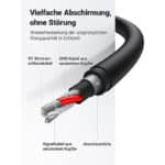 UGREEN Externe USB Soundkarte Klinke USB Adapter für Computer, PS5, PS4, USB Audio Stereo Adapter External Sound Card (Schwarz) – Bild 2