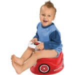 BIG Baby Potty, Lerntöpfchen im BIG Bobby Car Design mit abnehmbarem Lenkrad und hoher Rückenlehne, herausnehmbarer Einsatz, für Kinder ab 18 Monaten – Bild 3
