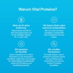 Vital Proteins Collagen Peptides (264 g / 587 g) – Hydrolysiertes Kollagen Typ I & III, geschmacksneutral, für Haut, Haare und Nägel – Bild 6