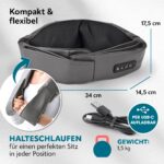 VITALmaxx Shiatsu Nackenmassagegerät – Wärmefunktion, 8 Massagebälle & Knet-/Druckmassage – Bild 6