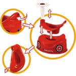 BIG Baby Potty, Lerntöpfchen im BIG Bobby Car Design mit abnehmbarem Lenkrad und hoher Rückenlehne, herausnehmbarer Einsatz, für Kinder ab 18 Monaten – Bild 4