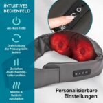 VITALmaxx Shiatsu Nackenmassagegerät – Wärmefunktion, 8 Massagebälle & Knet-/Druckmassage – Bild 7