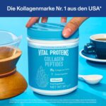 Vital Proteins Collagen Peptides (264 g / 587 g) – Hydrolysiertes Kollagen Typ I & III, geschmacksneutral, für Haut, Haare und Nägel – Bild 5