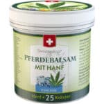 Pferdebalsam mit Hanf - Kühlend & Wärmend - Massage creme für Muskeln und Bänder - ideal für Sportler - natürliche Pflanzenextrakte - alltäglicher Gebrauch – Bild 3