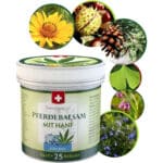 Pferdebalsam mit Hanf - Kühlend & Wärmend - Massage creme für Muskeln und Bänder - ideal für Sportler - natürliche Pflanzenextrakte - alltäglicher Gebrauch – Bild 8
