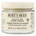 Burt's Bees® 99% natürliche feuchtigkeitsspendende Mandel- und Milch-Handcreme — 56,6 Gramm Glas