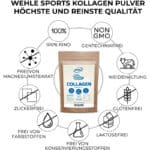 Collagen Pulver - Bioaktives Kollagen Hydrolysat Peptide I Eiweiss-Pulver Geschmacksneutral I Wehle Sports Made in Germany Kollagen Typ 1 2 3 Lift Drink – Bild 6