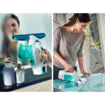 Leifheit Fenstersauger Set Dry and Clean mit 28 cm Saugdüse für 360° streifenfreie Reinigung, Fensterreiniger verwendbar bis zu 38 min, Fensterputzer mit Stand-by-Automatik und Click-System – Bild 4