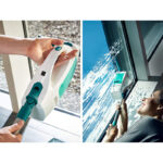 Leifheit Fenstersauger Set Dry and Clean mit 28 cm Saugdüse für 360° streifenfreie Reinigung, Fensterreiniger verwendbar bis zu 38 min, Fensterputzer mit Stand-by-Automatik und Click-System – Bild 5