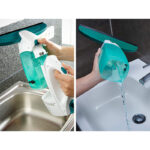 Leifheit Fenstersauger Set Dry and Clean mit 28 cm Saugdüse für 360° streifenfreie Reinigung, Fensterreiniger verwendbar bis zu 38 min, Fensterputzer mit Stand-by-Automatik und Click-System – Bild 6