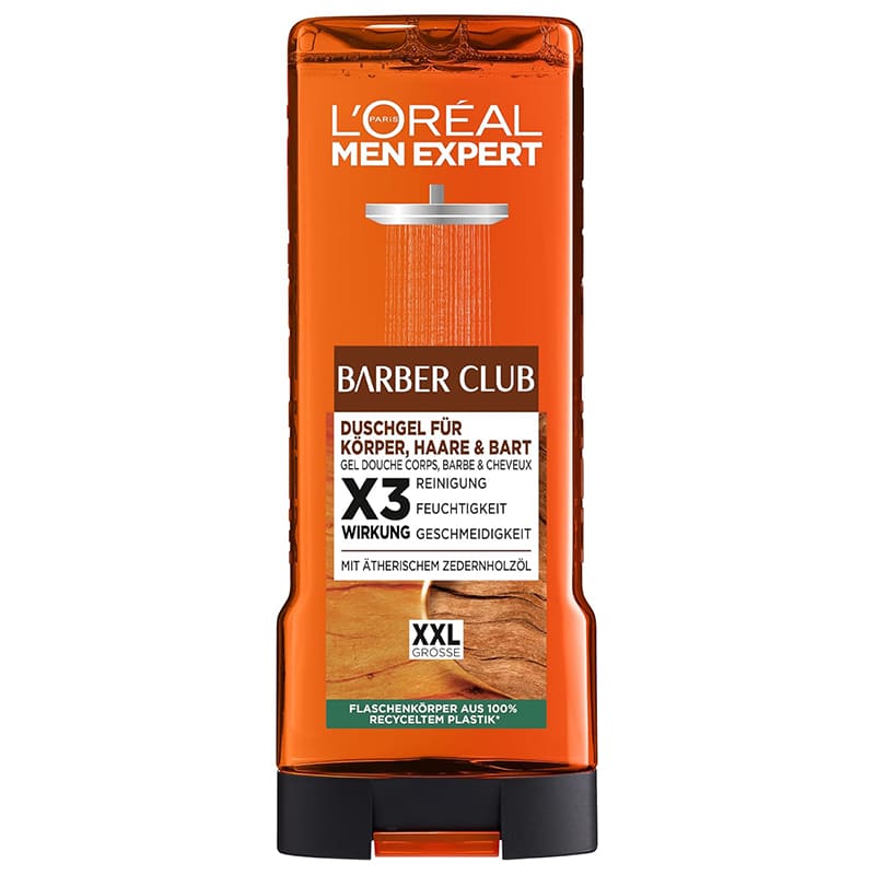 loreal L’Oréal Men Expert Barber Club 4-in-1 Duschgel & Shampoo, 400 ml – Bild 1