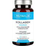 Kollagen Kapseln Hochdosiert - TESTSIEGER Collagen Hyaluron - Kollagen für Haut & Gelenke mit Q10, Zink, Vitamine A,C,D und B12 - Hyaluronsäure Collagen Komplex - Laborgeprüft - 60 Kapseln Nutralie