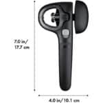 OXO Good Grips Dosenöffner mit Deckelverschluss, Edelstahl, schwarz, 1 EA – Bild 2