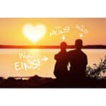 Sheepworld kleines Plüschkissen mit Spruch – Bild 3