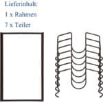 Toplife Doppelseitiger Pfannenhalter, Deckelhalter, Schublade für Topfdeckel, Teller, Schneidebretter und Pfannen – Bild 4