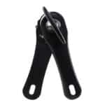 wenco premium Sicherheitsdosenöffner, Für Rechts und Linkshänder, Länge: 17 cm, Kunststoff,Rostfreier Edelstahl, Schwarz