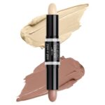 Wet n Wild, MegaGlo Dual-Ended Contouring Stick, 2-in-1 Contouring Stick mit Lidschatten und Highlighter für Contouring, leichtes Mischen, für einen definierten und geformten Look, Light/Medium