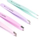 Brushworks Kombination Pinzette 4-Stück Set, Pastellkreide in Rosa und Violett – Bild 3