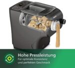 Philips Pastamaker, vollautomatisch, Wiegefunktion, 8 Formaufsätze, grau/schwarz (HR2382/15) – Bild 4
