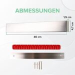 Coninx, Magnetleiste Messer 40 cm, Magnetleiste Selbstklebend mit 3M VHB Klebeband, Messer Magnetleiste von Coninx, Messerhalter Magnetisch mit extra starker Magnet, Messerblock Magnetisch Edelstahl – Bild 4
