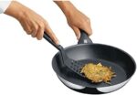 WMF Pfannenwender Kunststoff 31 cm, Wender mit Ablage-Knick und Aussparungen, Pfannkuchenwender, spülmaschinengeeignet & Touch Küchenschere 21 cm, Haushaltsschere mit Sägeschliff, schwarz – Bild 2