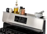 Stoveshelf – Schwarz – 76,2 cm – Magnetisch Herd Regal für Küche Herd, Spice Rack, Küche Aufbewahrung Lösung, Zero Installation