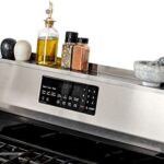 Stoveshelf – Schwarz – 76,2 cm – Magnetisch Herd Regal für Küche Herd, Spice Rack, Küche Aufbewahrung Lösung, Zero Installation