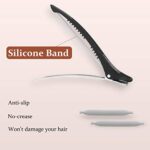 AIMIKE Haarspangen, Haarclips zum Stylen und Schneiden, Rutschfeste Haarklammern mit Silikonband, No-Trace Abteilklammern für Dickes und Dünnes Haar – Professionelle Salon-Haarnadeln – Bild 3