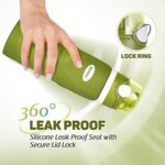 Kemier kollabierbare Silikon-Wasserflaschen-750ML, Medizinische Qualität, BPA-Frei, FDA-Zugelassen, Aufrollen, 26oz, auslaufsicher, Faltbar Sport & Outdoor-Wasserflaschen – Bild 6